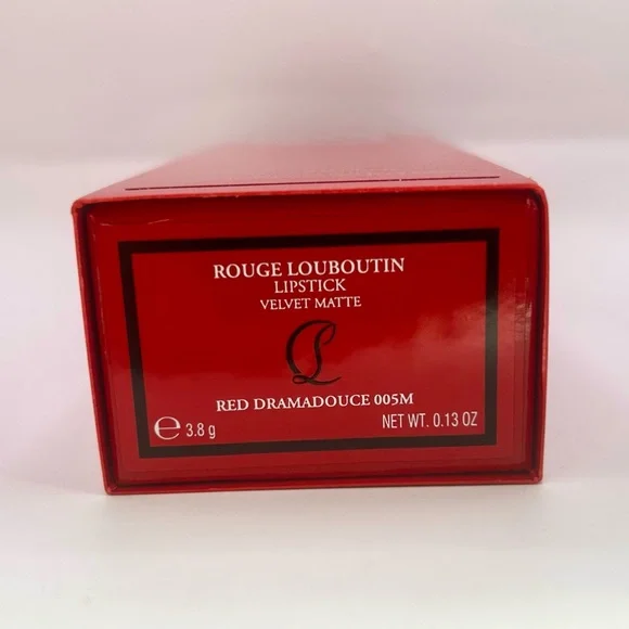Christian Louboutin Velvet Matte Lip Colour Lipstick ~Shade 005M Red Dramadouce~ - Picture 6 of 7